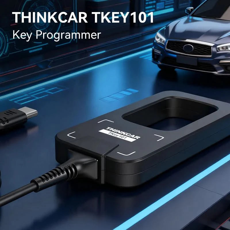 THINKCAR TKEY 101 Universal Car Key Programmer Equipment with 6 Unit Remote Key Supports Anti-Theft System For MUCAR 892BT 689BT