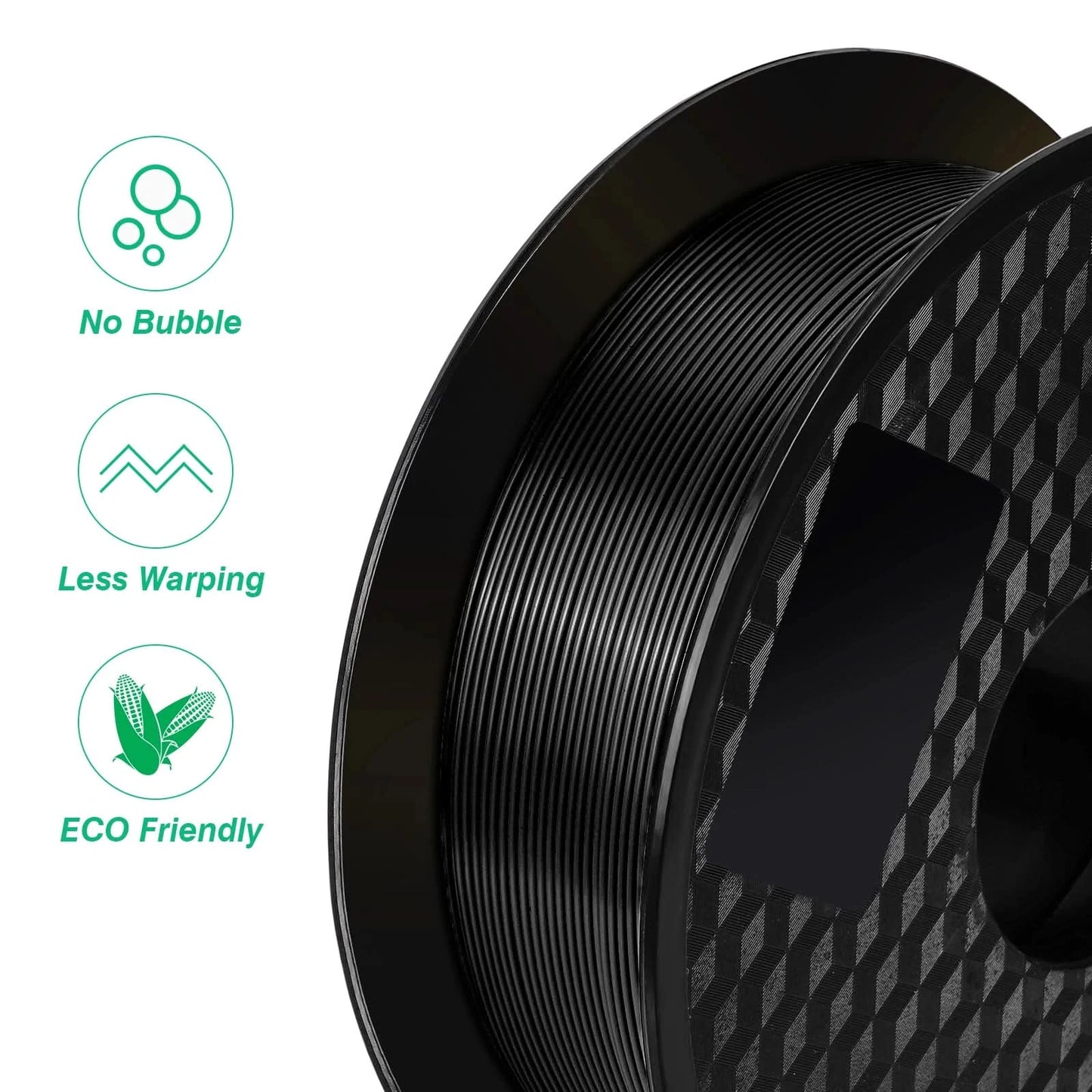 5KG PLA Filament 1.75mm Black White Gray High Quality Toughness 3D Printer Material 5 Rolls Local Delivery