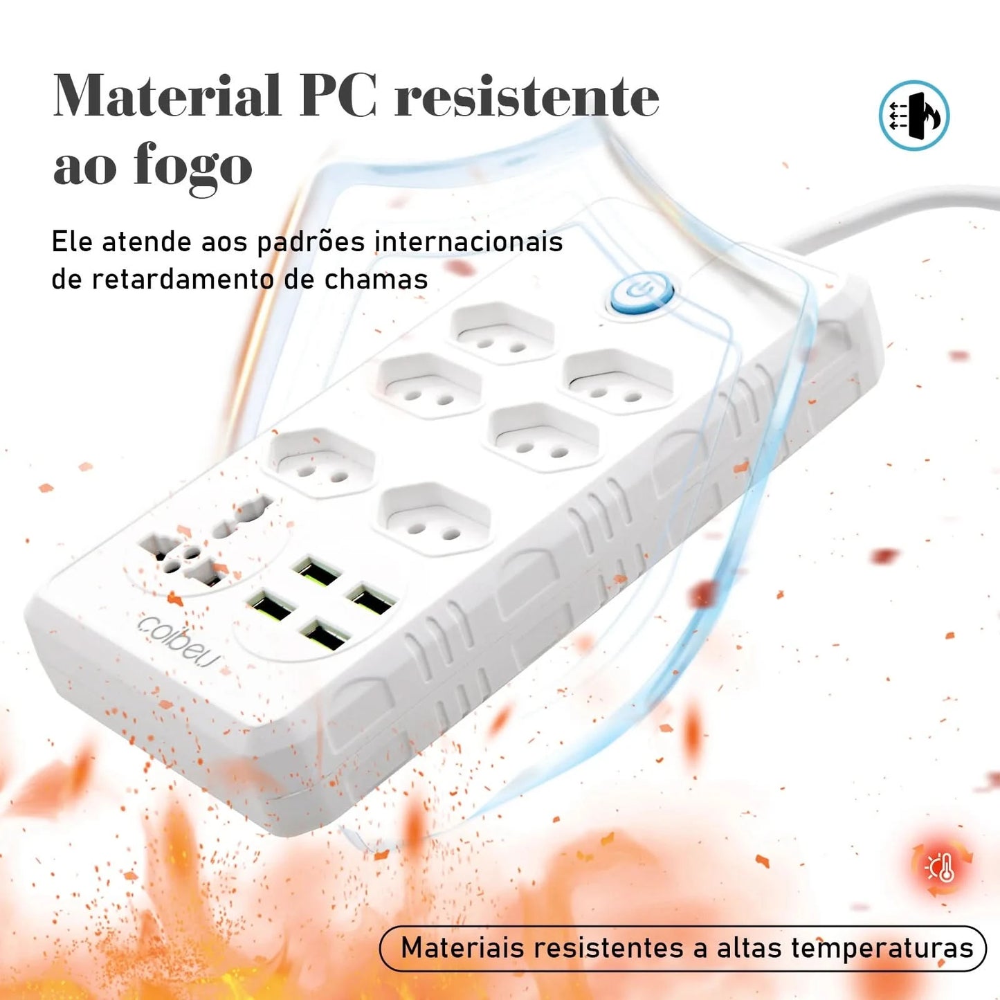 Extension Socket, Power Extension, USB Socket, Socket Line Filter, Regua Power Sockets, Electric Extension, 110-220V,10A