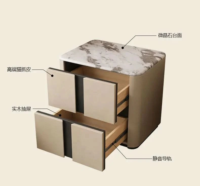 Corner Luxury Bed Table Organizer Accessories Modern Adult Bedside Table Bedroom Essentials Muebles Para Hogar Room Furnitures