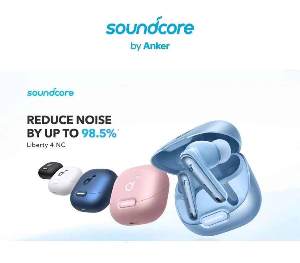 Soundcore by Anker Liberty 4 NC Wireless Noise Cancelling Earbuds Earphone Wireless Bluetooth Headphones TWS Wireless Earphones