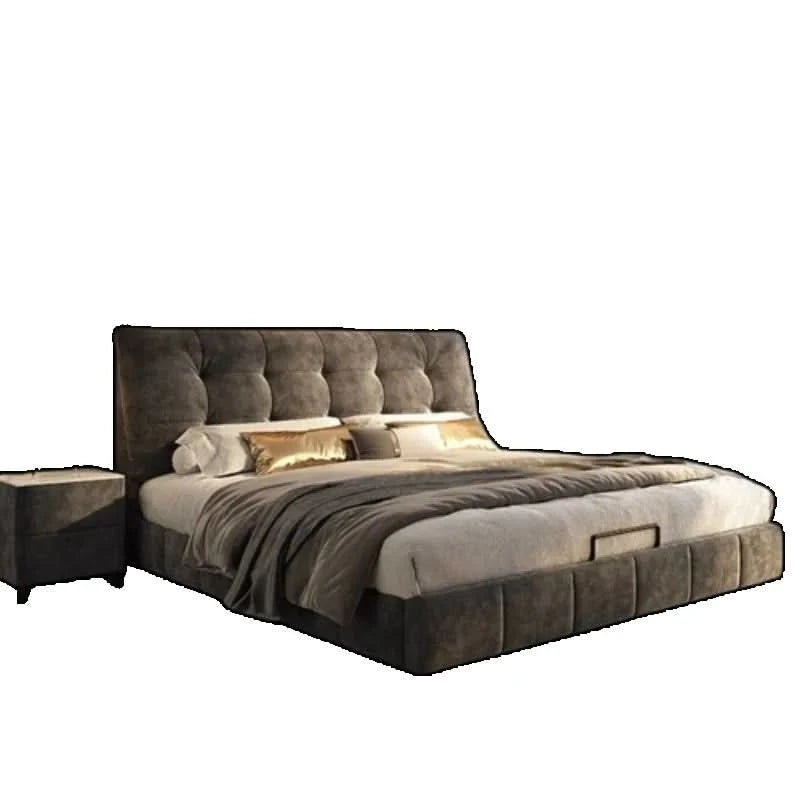 Bedsroom Fancy Beds Minimalist Modern Frame Luxury Beds Nightstands Unique Muebles Para El Hogar Home Furniture Accessories