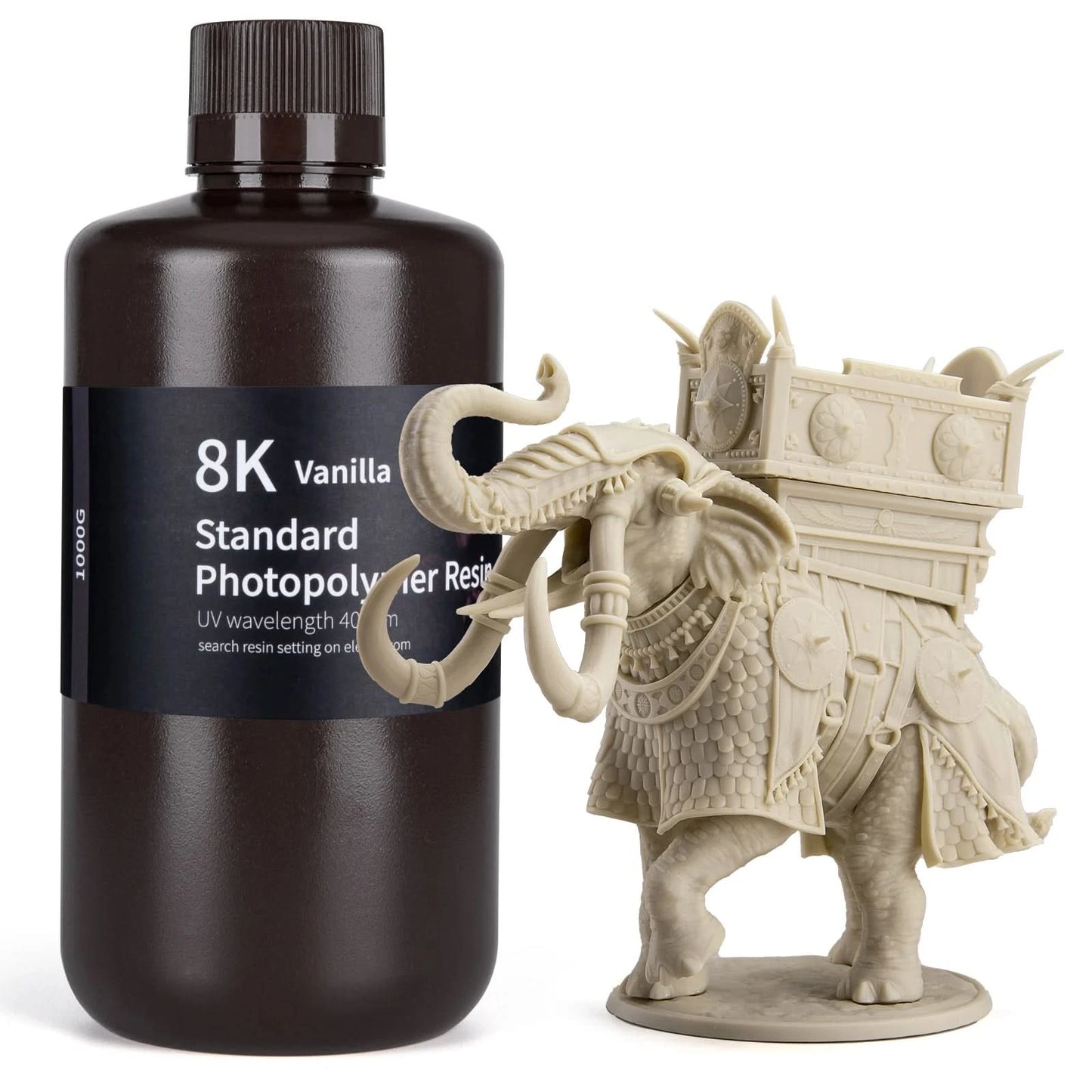 Elegoo 1KG/2KG/4KG UV Resin 2.0 For 3D Printer SATURN 3 ULTRA 3D Printing Material UV Resin Normal 1kg Liquid Bottle