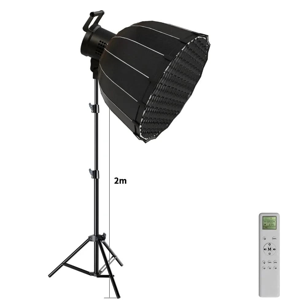 135W Fotografie-LED-COB-Videoleuchte, tageslichtbalancierte Sun Lamp für Porträt-, Blitz- und Studiozubehör, YouTube Live