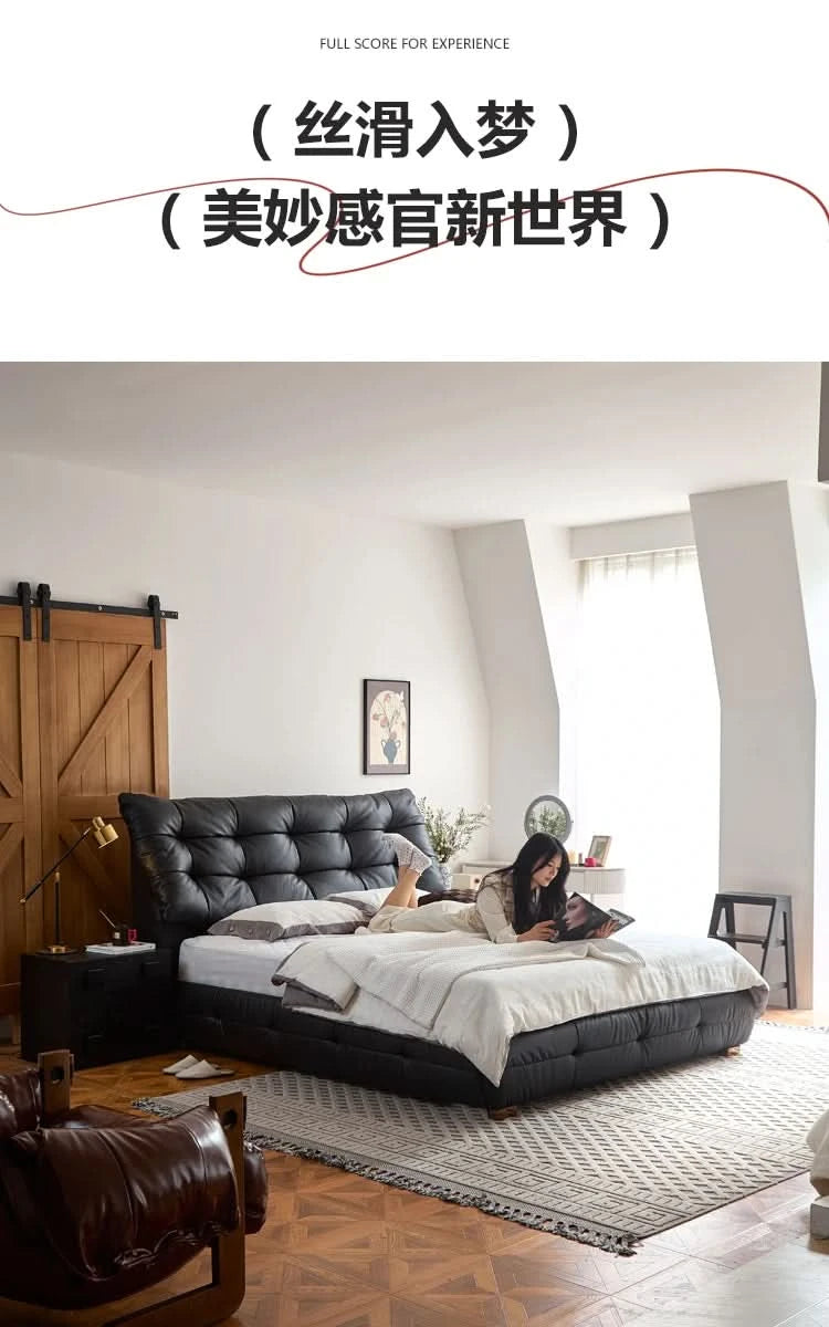 Reading Fashionable Beds Double Aesthetics Safenordic Aesthetics Bed Minimalist Comfortable Simple Wood Muebles Home Furniture