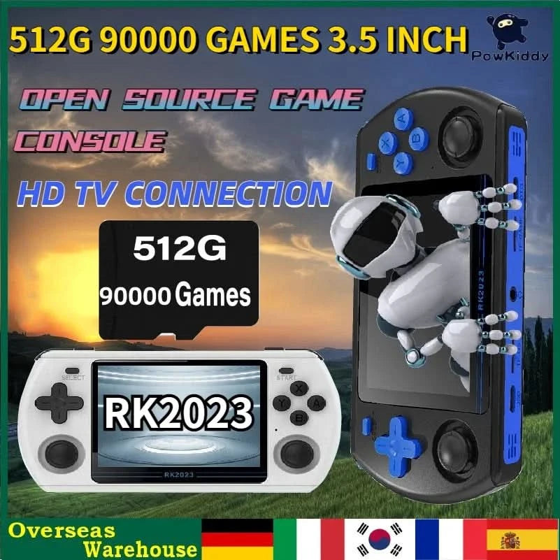 For ANBERNIC ARC-D ARC-S  TF Card  for 512G 256G 128G 64G Retro Handheld Game PS2 PSP 512G 80000 games TF Card Preloaded Games