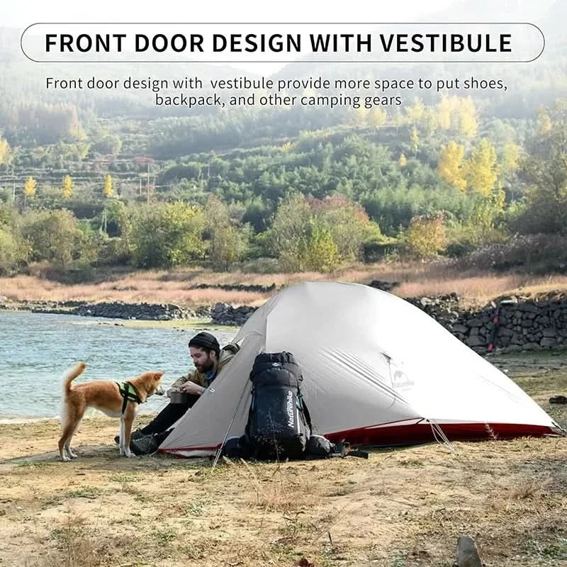 Naturehike Brazil Cloud Up 1-2-3P Camping Travel Backpack Outdoor Ultralight Waterproof Tent Camping Beach Tent