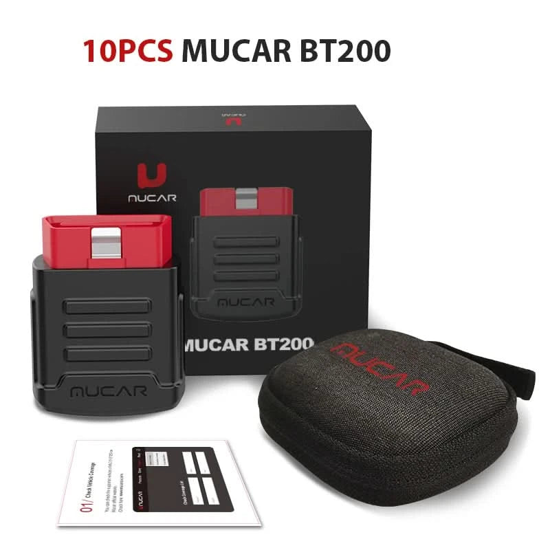 MUCAR BT200 & BT200 Pro Obd2 Diagnostic Tools Bluetooth obd 2 Scanner Automotriz Code Reader All System Diagnosis Free for Life