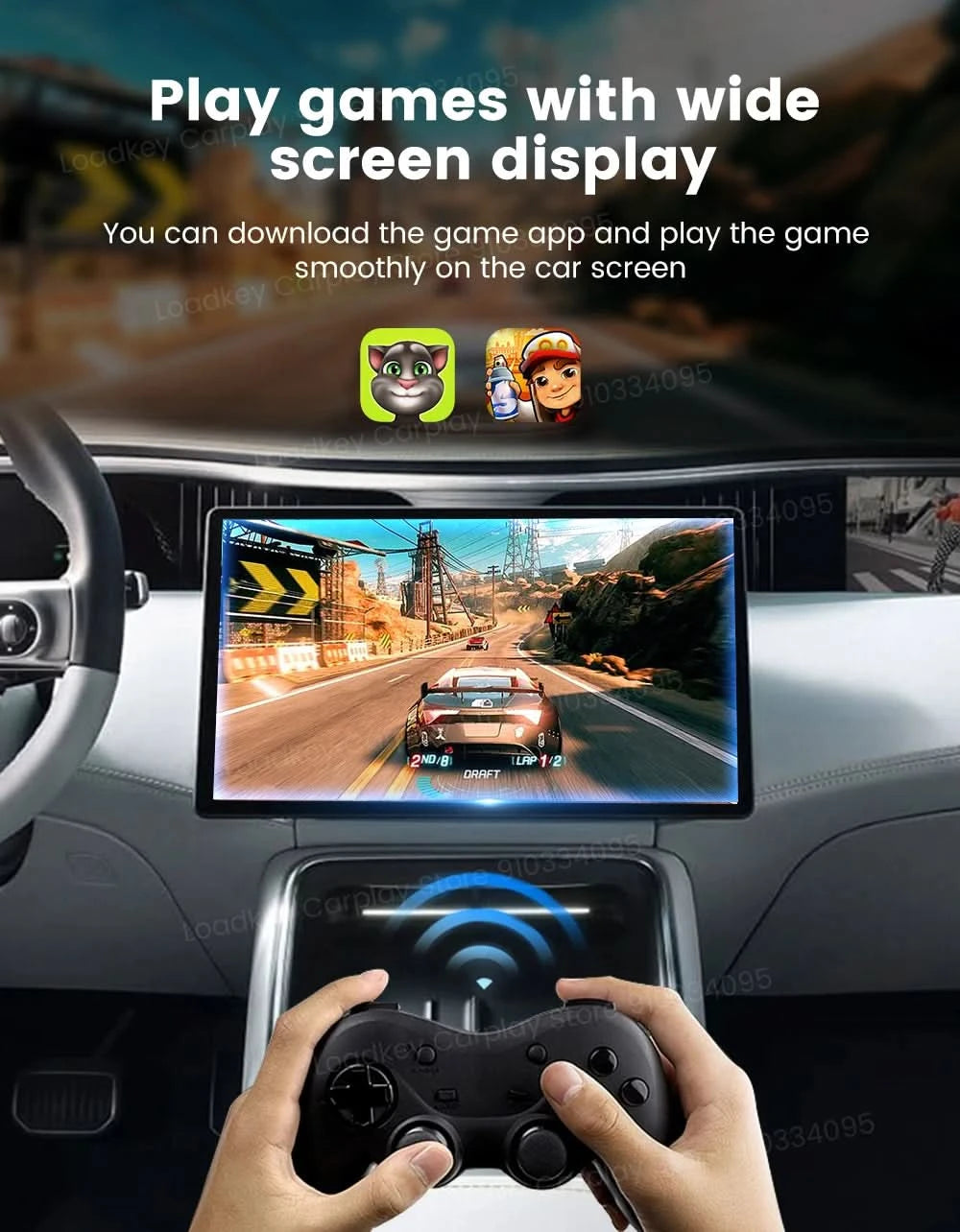 Carlinkit HDMI Output Car Tv Mate Carplay Qualcomm 6225 8-Core Android Auto Wireless Adapter Support Youtube Gps Split Screen