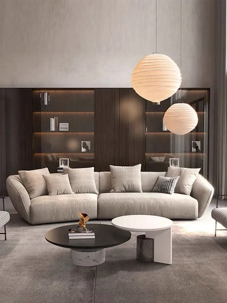 Outdoor Floor Living Room Sofas Curved Garden Lounge Minimalist Sofas Relaxing Hallway Cheap Luxury Wood Divano Home Furniture