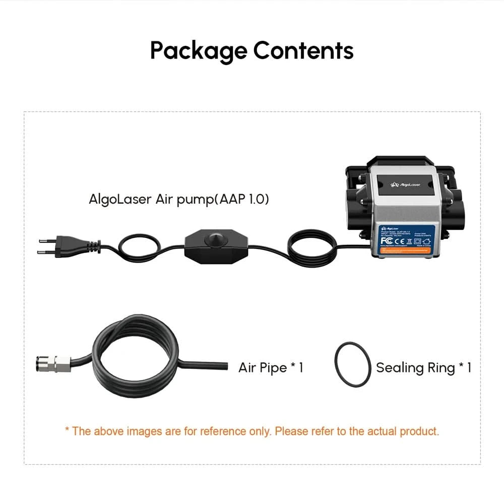 Algolaser Air Pump Air Assist 30L/min For Laser Engraver Cutter Wood Cutting Mchine Cooling/Reduces Dust Better Cutting Effect