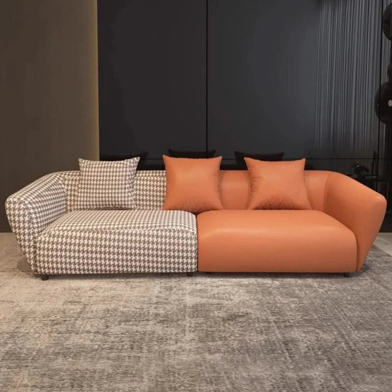 Outdoor Floor Living Room Sofas Curved Garden Lounge Minimalist Sofas Relaxing Hallway Cheap Luxury Wood Divano Home Furniture