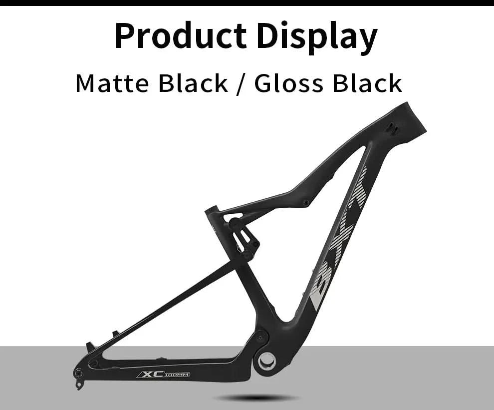 BXT NEW Full Suspension Boost 29er Frame XC Mountain Bicycle Thru Axle Frame UDH hanger