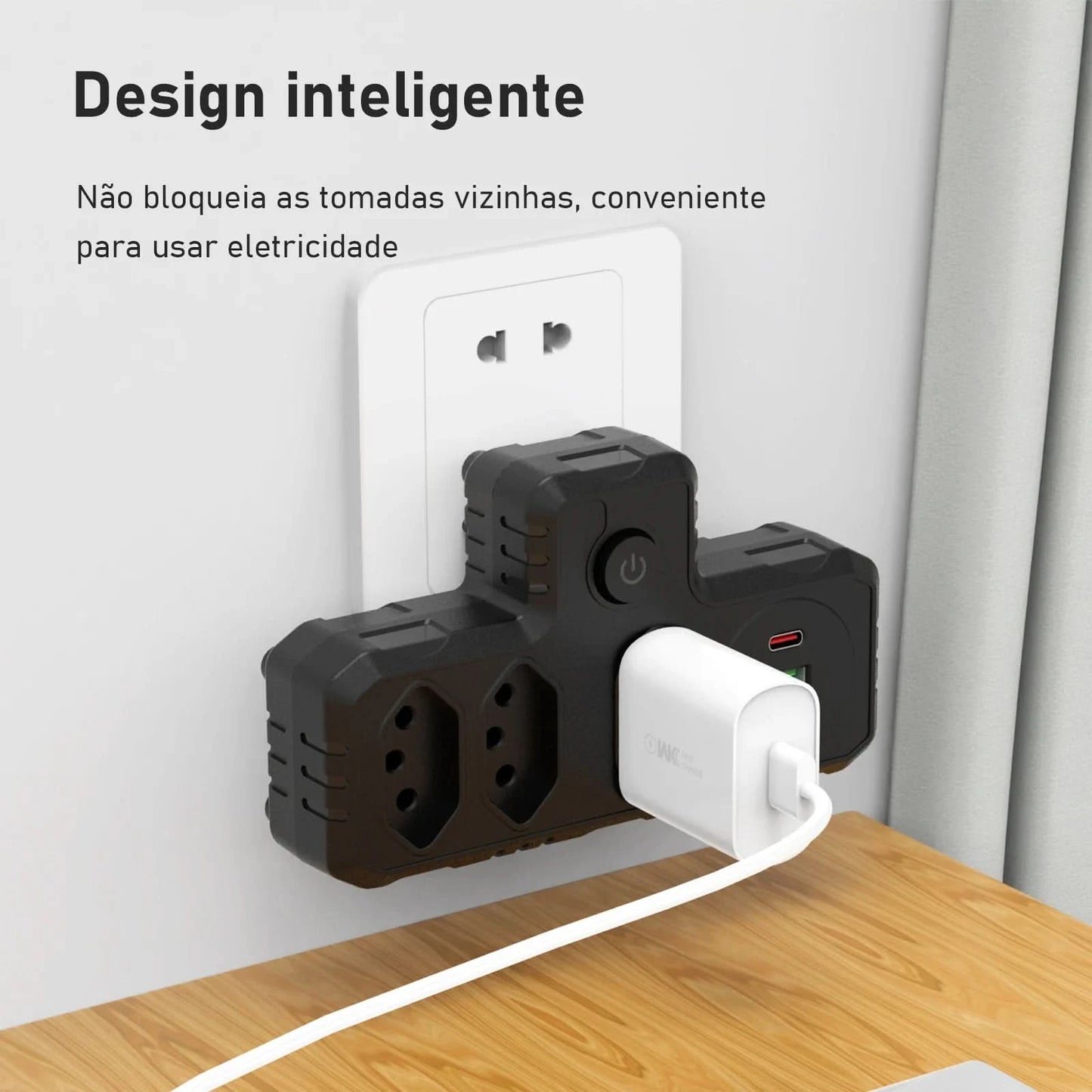 Extension Socket, Power Extension, USB Socket, Socket Line Filter, Regua Power Sockets, Electric Extension, 110-220V,10A