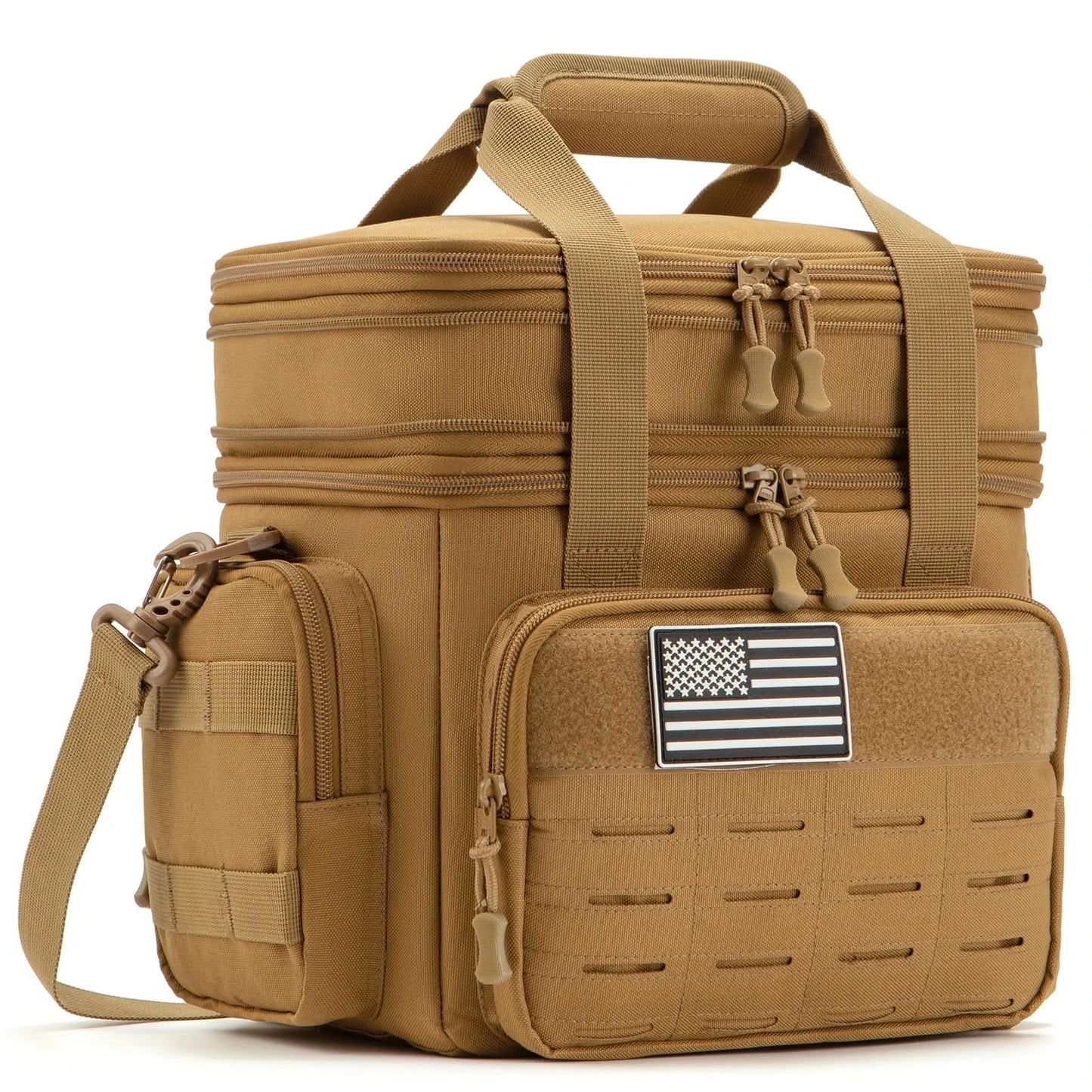 Men's Tactical Lunch Box Expandable 18L Tactical Insulated Cooler Bag,Leak Proof Insulated Lunch Bag For Work Camping Outdoor