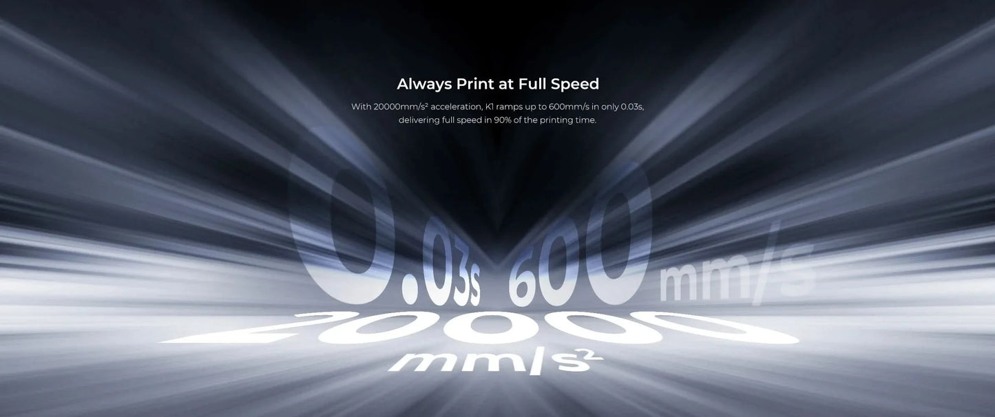 Creality k1/K1MAX /K1C 3D Printer Max. 32MM³/S Flow Hotend  Printing Speed 600MM /S Dual-gear Direct Drive Extruder