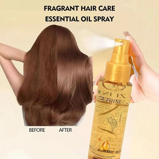 Haarpflege-Sprühöl, Nährend & Reparierend, Glattes Glänzendes Finish, Langanhaltender Duft, Einfache Anwendung für alle Haartypen