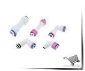 Reverse Osmosis Quick Coupling 1/4 3/8 Hose Connection Tee Y Connector 2 Way Equal Elbow Straight RO Water Plastic Pipe Fitting