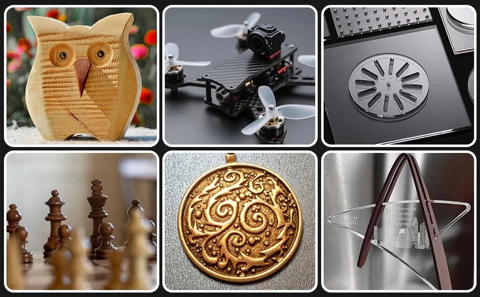 Twotrees TTC3018 CNC Milling Cutter Laser Engraving Machine CNC Router DIY Tool Metal Plastic Acrylic PVC Wood Board GRBL
