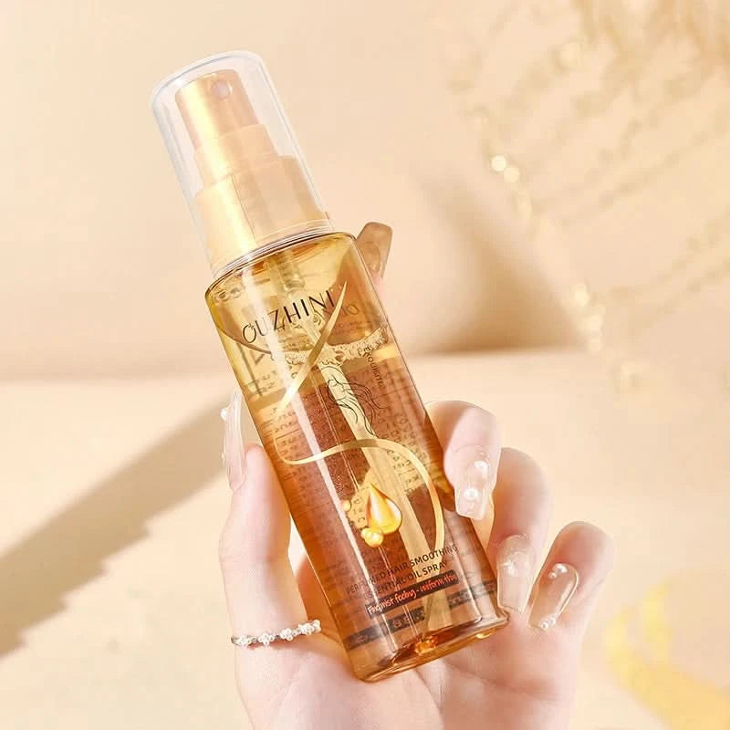 Hair Care Essential Oil Spray, Nourishing & Repair, Smooth Shiny Finish, Long-Lasting Fragrance, Easy Use for All Hair Types