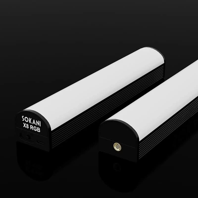 ( DO Brasil ) Sokani X8 RGB Video Light Handheld Tube Wand Colorful Stick Photography Lighting for TikTok YouTube Live Streaming