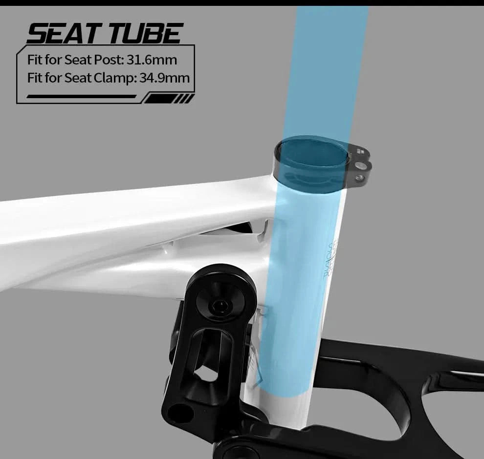 BXT NEW Full Suspension Boost 29er Frame XC Mountain Bicycle Thru Axle Frame UDH hanger
