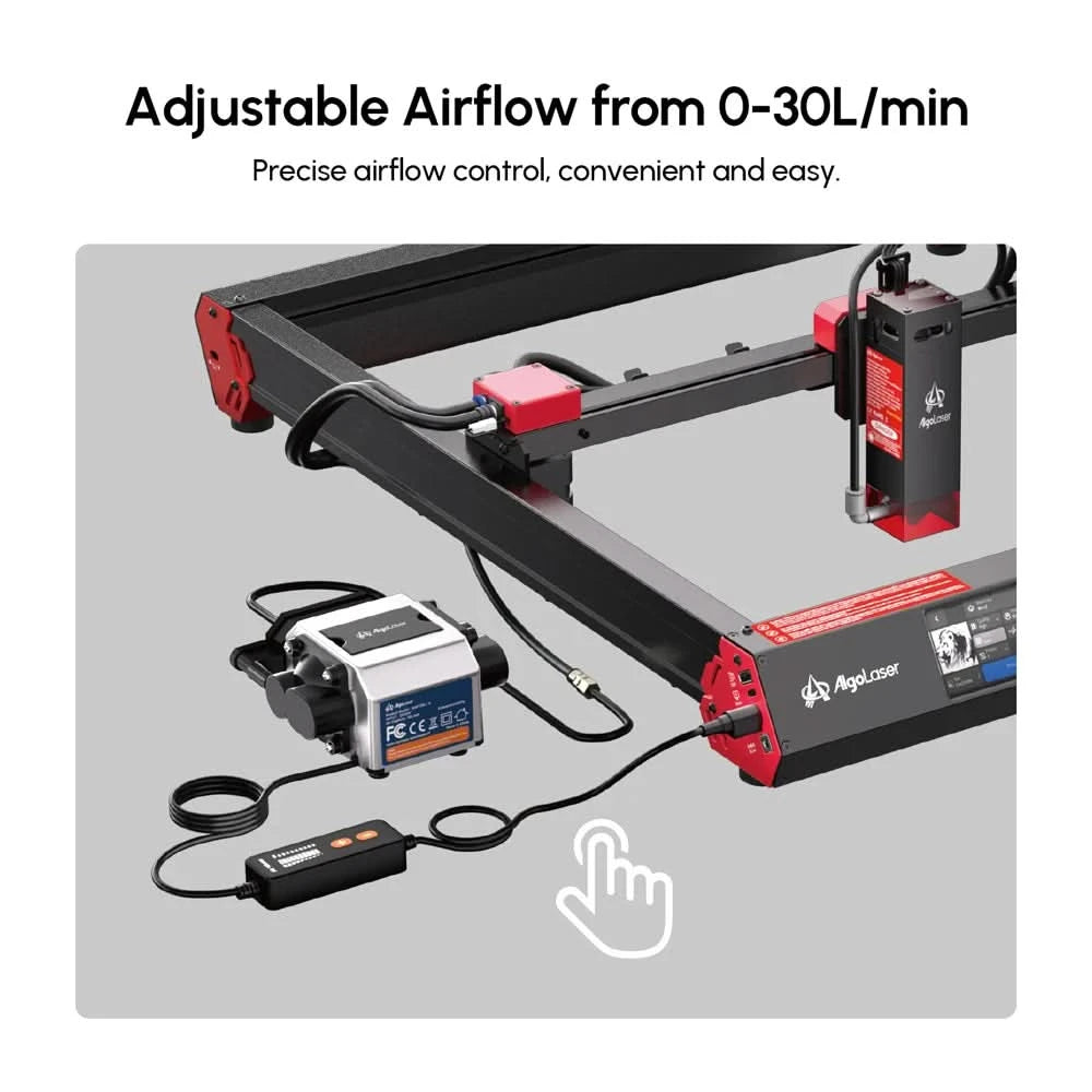 AlgoLaser DIY KIT MK2 10W Laser Engraving Cutting Machine Touch Screen for Wood Metal 10W Output Power Offline Work 400X435MM