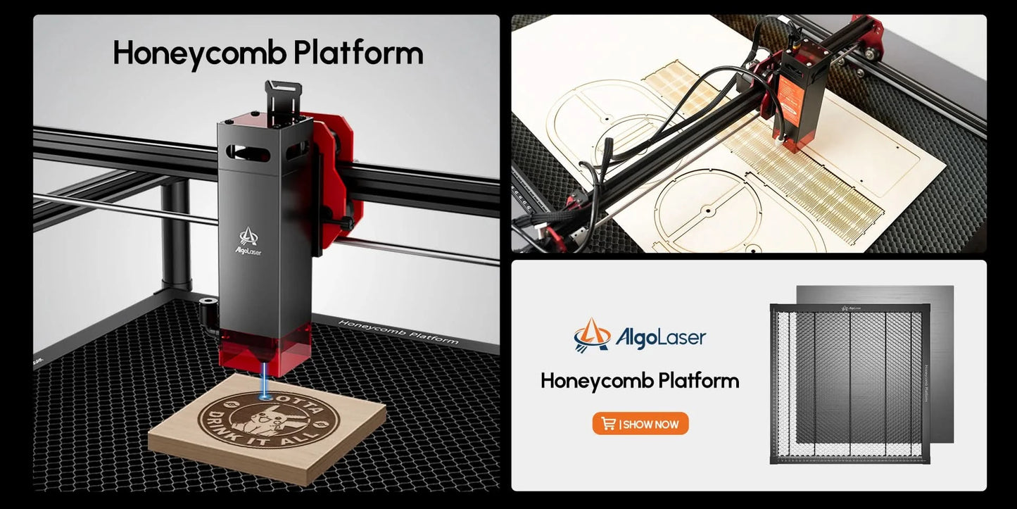 Algolaser Engraver Raiser Raised Footpads Air Pump Extension Kits Honeycomb Tables Spare Parts Suitable for AlgoLaser Engraver