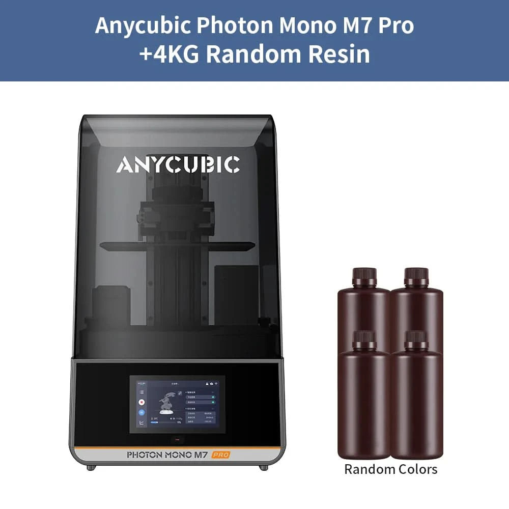 ANYCUBIC Photon Mono M7 Pro 14K Speed Up to 170mm/h Mono MSLA 3D Printer 10.1'' LCD Resin 3D Printer Size223*126*230m