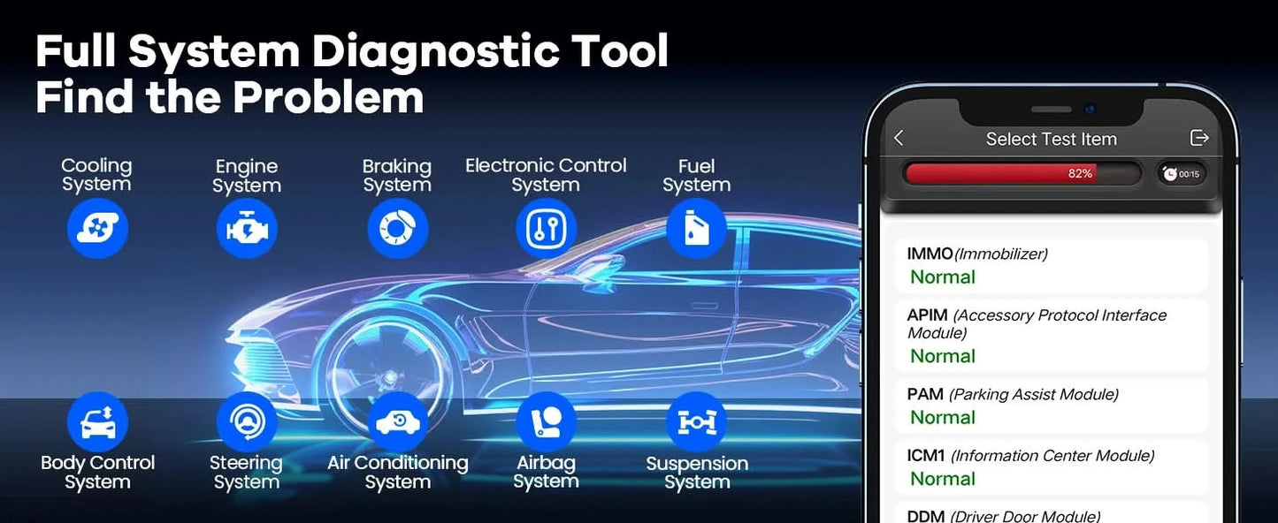 10 Stk.-100 Stk. MUCAR BT200/BT200 Pro OBD2 Diagnosegerät vollständige Systemdiagnose für alle Autos, lebenslang kostenlos, 15 Reset-Services