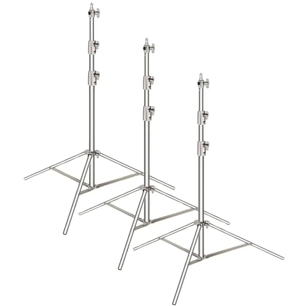 2/2.8M Stainless Steel Aluminum Alloy Tripod Foldable Light Stand Tripod Photography C-Stand For Spot Light Softbox Photo Studio