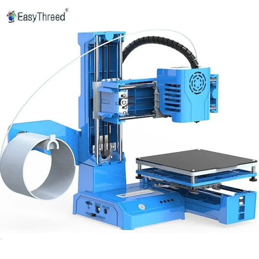 Easythreed Mini 3D-Drucker K9 Einfache Bedienung Ein-Klick-Druck Motherboard Magnetische Bauplattform Desktop-Drucker K7 Anfänger Kindergeschenk