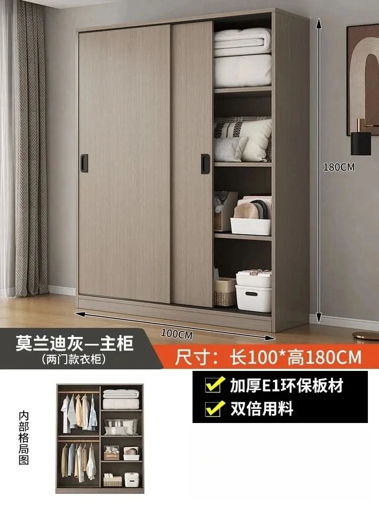 ZEco White Design Wardrobes Organizer Sliding New Bedroom Closet Wardrobe Cabinets Storage Shelf Armoires De Chambre FurnitureZ