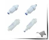 Reverse Osmosis Quick Coupling 1/4 3/8 Hose Connection Tee Y Connector 2 Way Equal Elbow Straight RO Water Plastic Pipe Fitting
