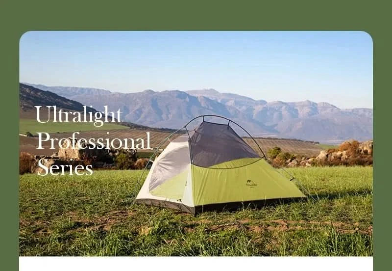 Naturehike Brazil Cloud Up 1-2-3P Camping Travel Backpack Outdoor Ultralight Waterproof Tent Camping Beach Tent