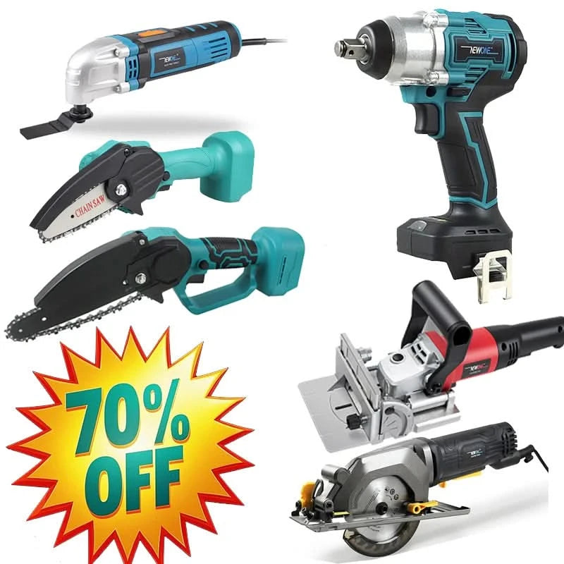 Cordless Anti-Vibration Oscillating Multi Tool Electric Renovation Power Tool  Multi-function Machine For Makita 18V Battery
