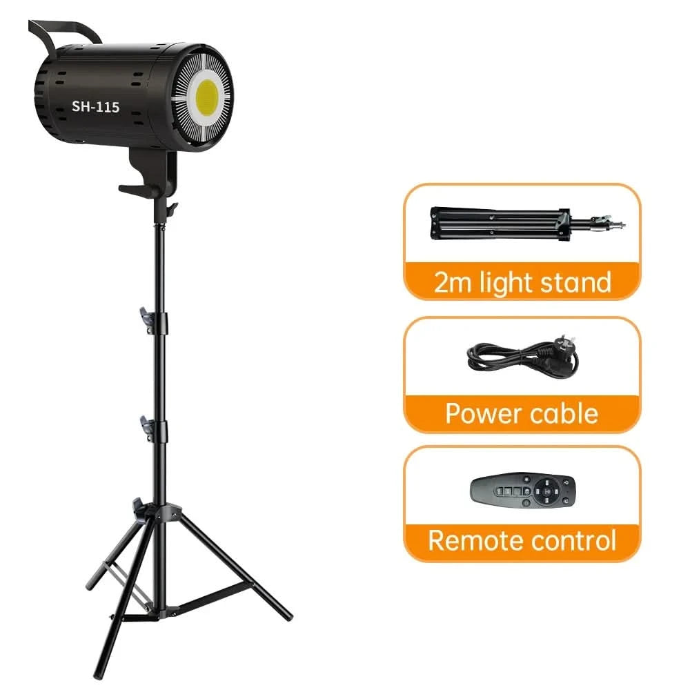 135W Fotografie LED Videoleuchte Tageslichtausgeglichene Sonnenlampe für Portraitblitz Studiozubehör Youtube Live