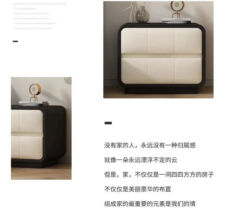 Children's Room Bedside Cabinet Free-Standing Wooden Storage Table Small Side Organizer for Bedroom Balcony