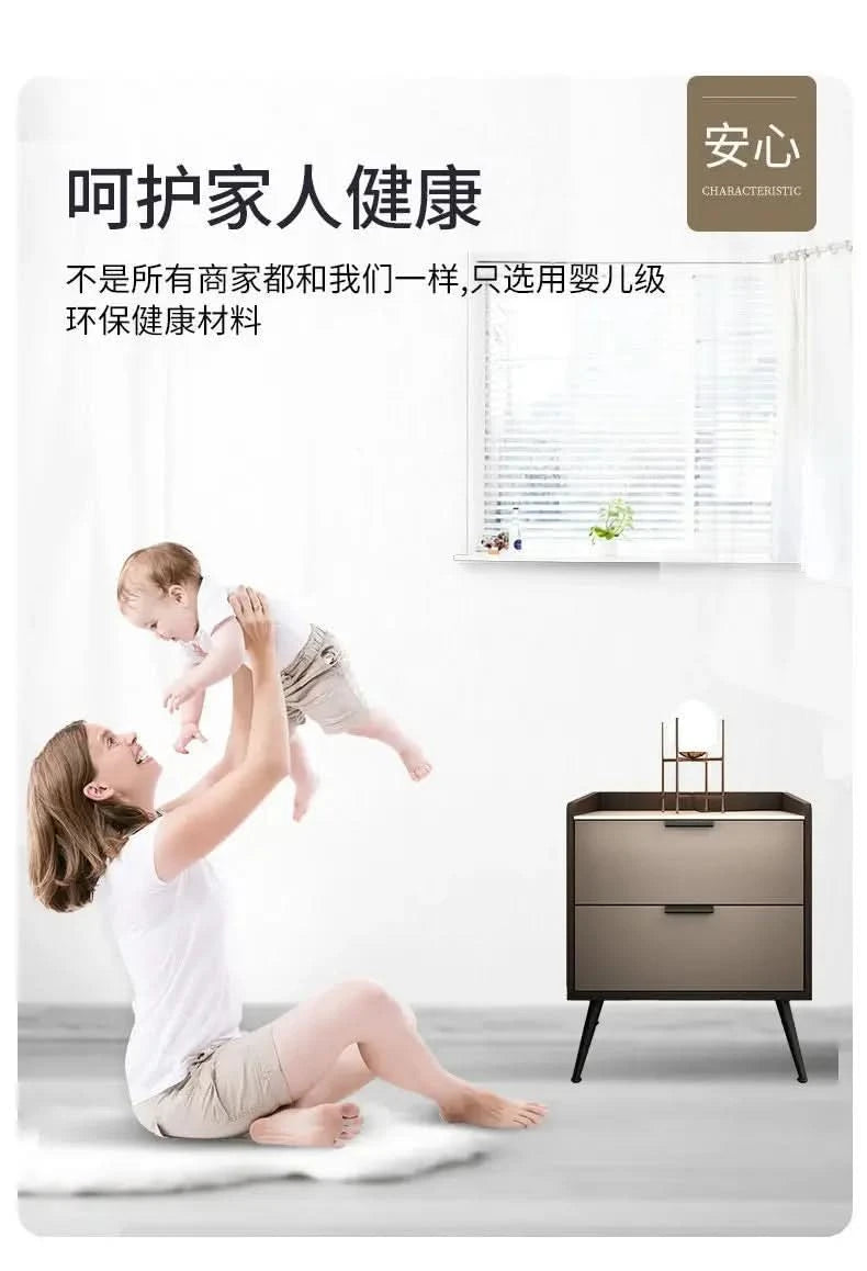Modern Bedside Cabinet Night Tables Bedroom Bedside Table Storage Bed Side Table Chevet Nightstand Stand Bedsides Room Home