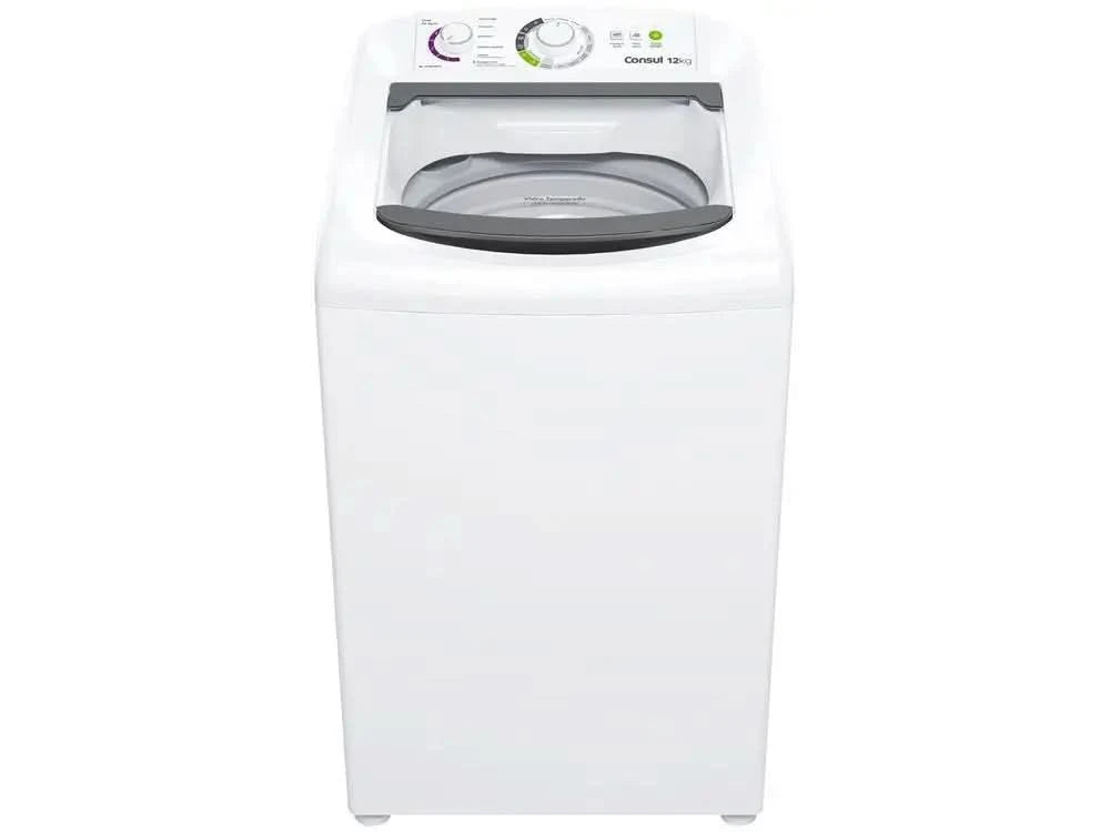 Consul 12kg Washing Machine with 16 Wash Programs, White, CWH12 - 220V
