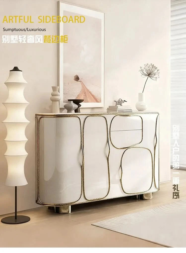 Luxury Floor Living Room Cabinets Storage Display Showcase Corner Cabinet Office Adults Meuble De Rangements Home Furniture