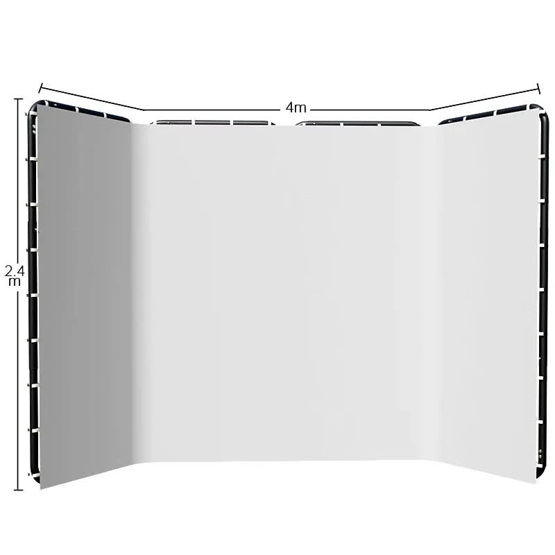 2.4x4 Background Frame black/white/Green/gray Screen Wall Foldable For Tiktok Live Photo Studio Kit Chromakey Green Screen Frame