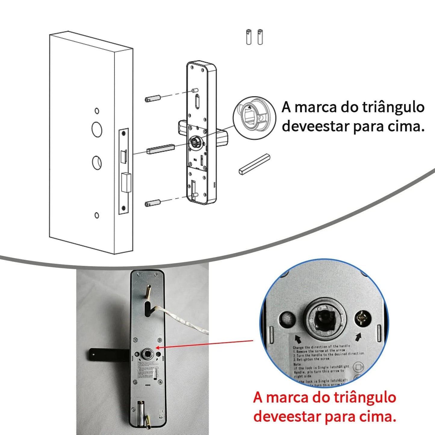 Do Brasil Tuya wifi Digital Electronic Door Lock App Remote Unlocking Fingerprint Door Lock for home house apartment