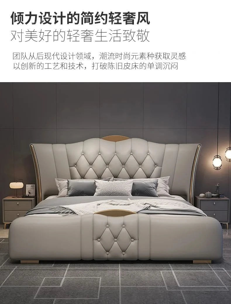 Bedgeraamte & Frames Bedframes Queen Size With Mattress Bed 180x200cm King Size Single Bed Base Modern Bedroom Set Furniture