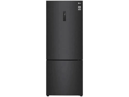 LG Smart No Frost Kühl-/Gefrierkombination, Schwarz – 220 V