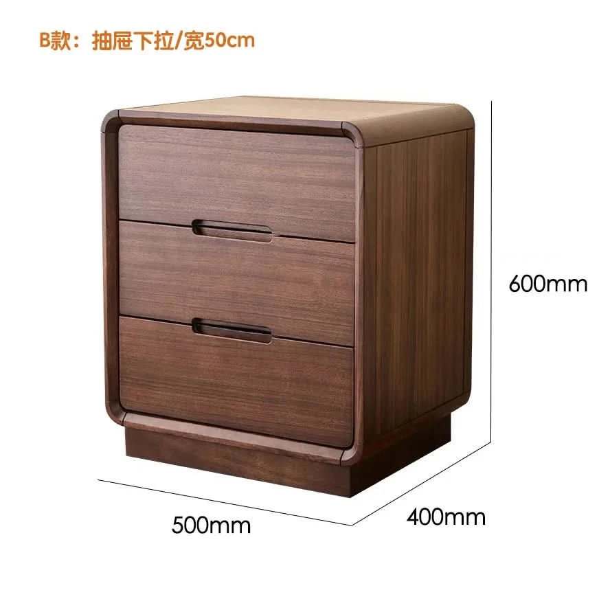 European Retro Nightstands Organizer Drawer Trendy Bedroom Hidden Storage Nightstands Bedsides Classic Mesa De Noche Furniture