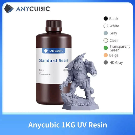 ANYCUBIC Standardharz 3D-Drucker Hochpräzises 405nm UV-härtendes Harz LCD 3D-Druck UV-Harzmaterialien für Photon Mono