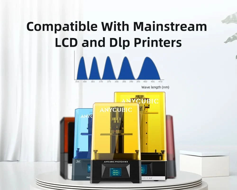 ANYCUBIC Standard Resin 3D Printer High Precision 405nm UV Curing Resin LCD 3D Printing UV Resin Materials For Photon Mono