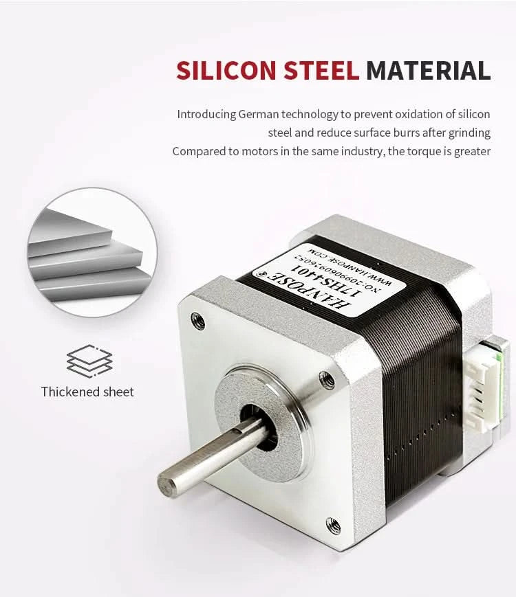 Nema17 Stepper Motor 42 motor42BYGH 1.5A (17HS4401) motor 4-lead 40mm for CNC 3D printer 12V stepper motor