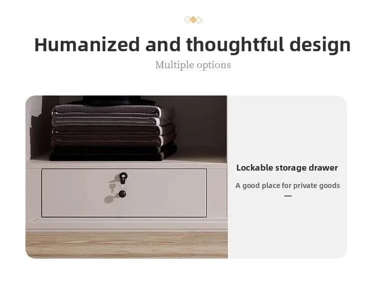 Light luxury sliding door clothes closet simple moder household bedroom wardrobe large storage armoire de rangement Furniture